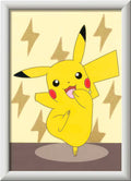 Mal etter tall Pikachu Pokémon forfra