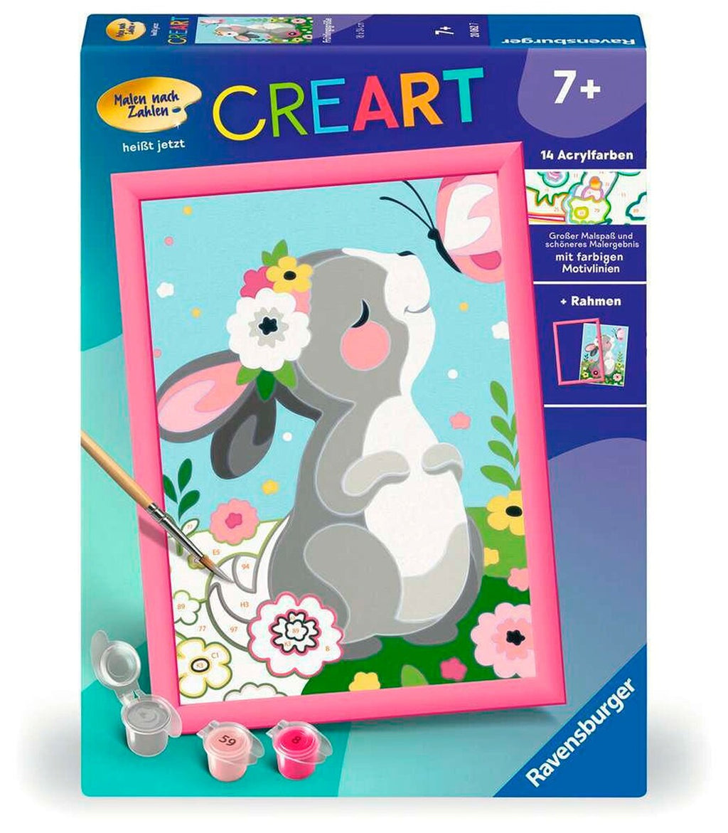 Mal etter tall vårhilsen 18x24 cm fra 7 år - Ravensburger bakside