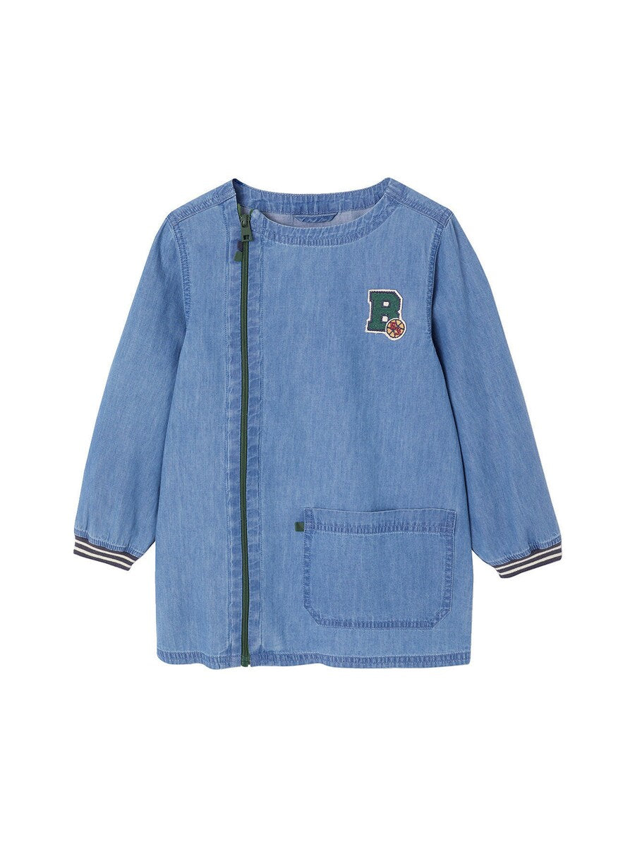 Maleforkle for gutter BALTIMORE chambray forfra