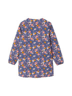Maleforkle for jenter FLOWERS poplin bomull bakside
