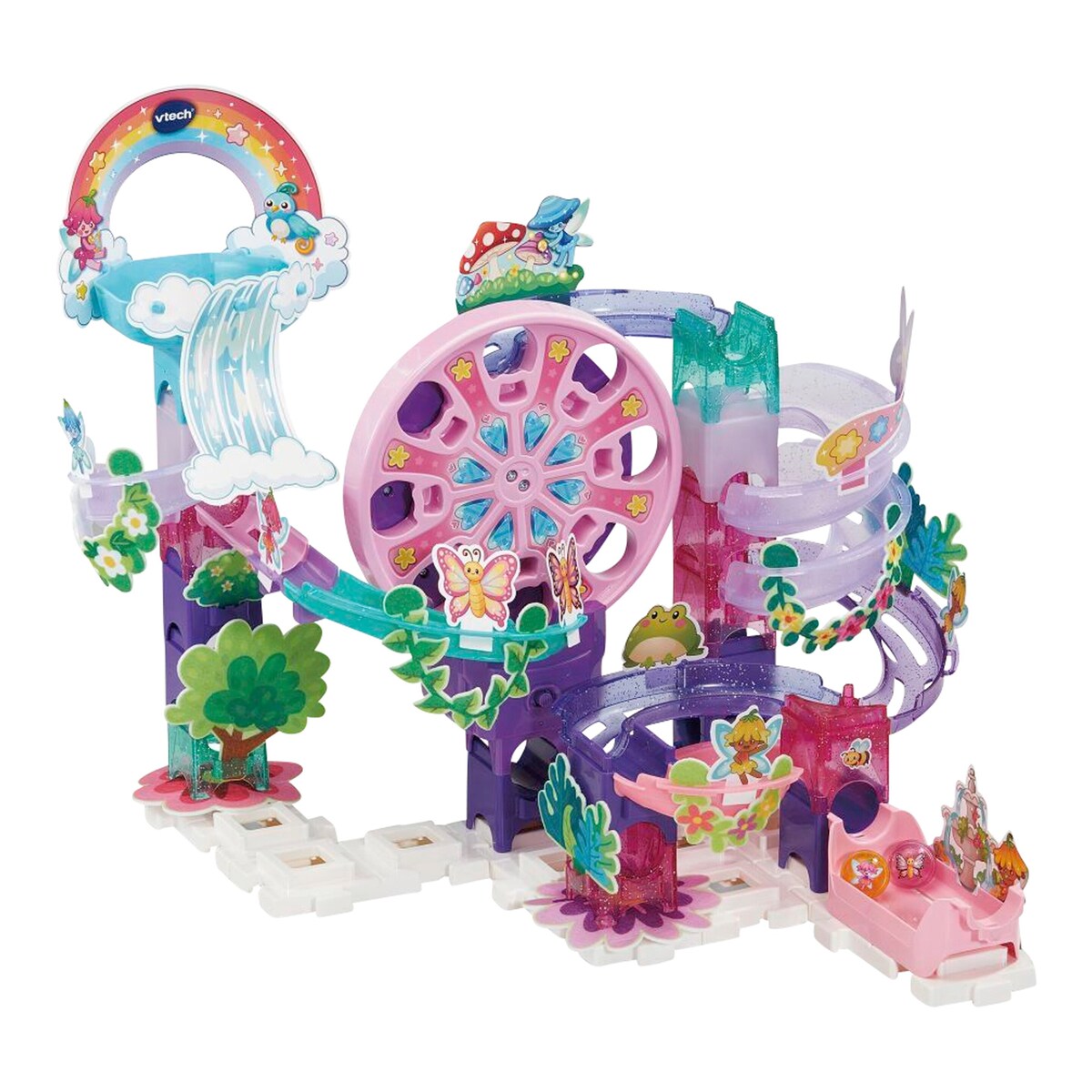 Bakside av MarbleRush FairyGarden sett M500E med dekorasjoner