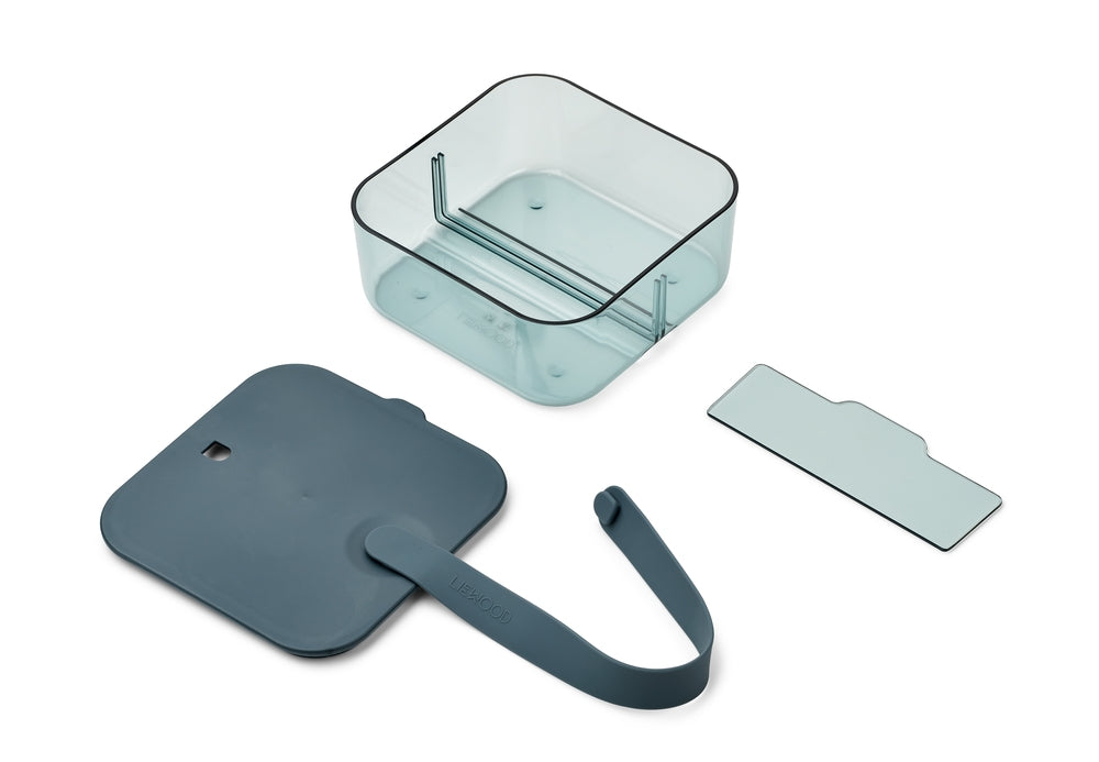 Matboks Carin whale blue sea blue med delt rom
