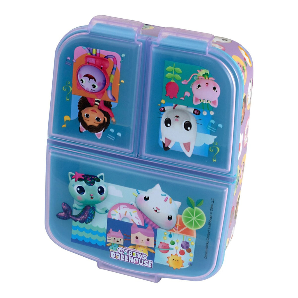 Matboks Gabbys Dollhouse med 3 rom montert og klar til bruk