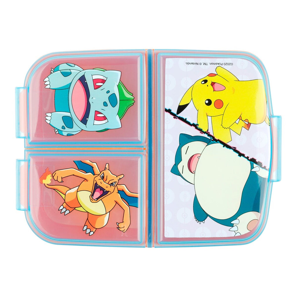 Matboks med 3 rom Pokémon bakside