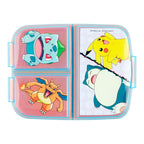 Matboks med 3 rom Pokémon bakside
