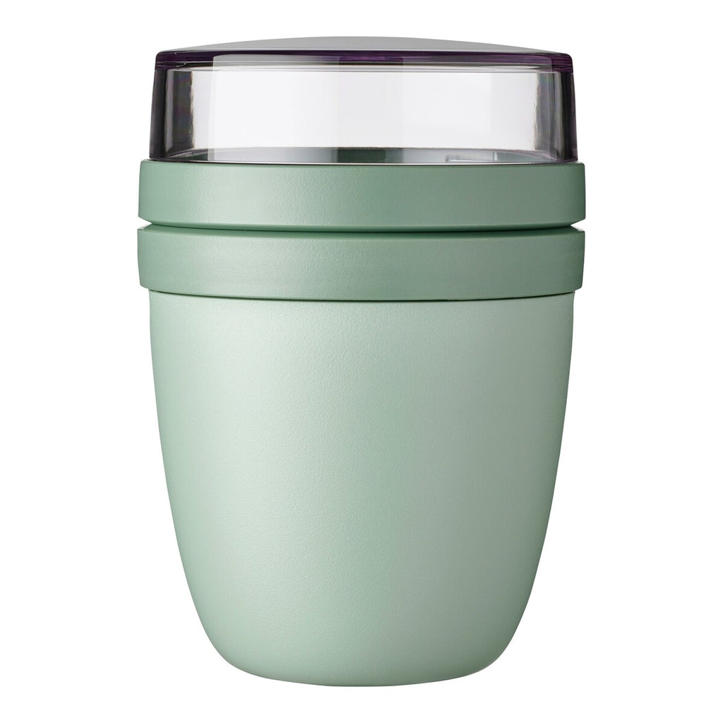 Detalj av Matboks med to rom 500 ml 10,7 x 15,1 cm - Mepal lokk