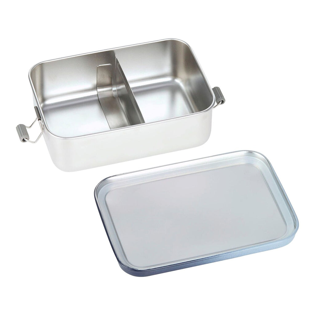 Matboks Steel Solid rustfritt stål 18x13,5x6 cm BPA-fri bakside