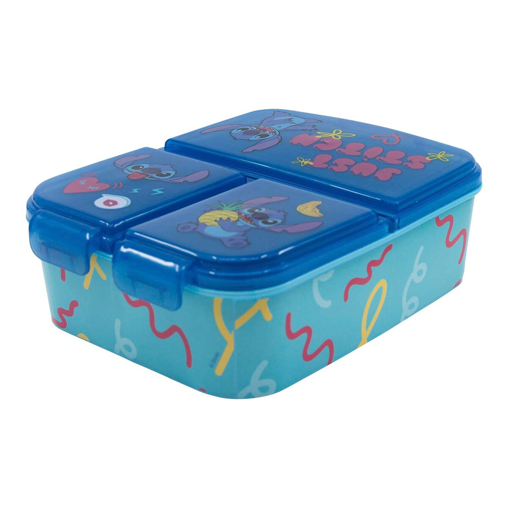 Matboks Stitch med 3 rom 19,3 x 13,5 cm forside