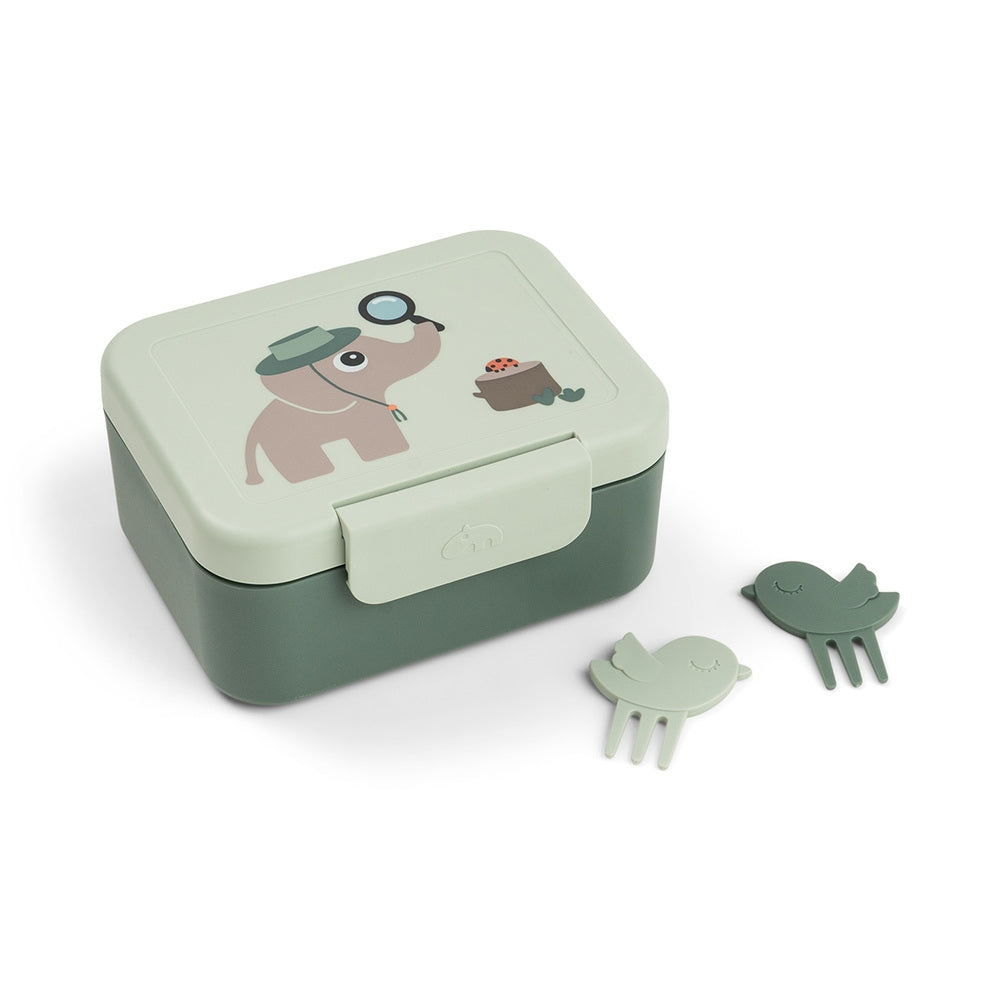 Detalj av snackspyd i Matboks Tiny Lunch Box med snackspyd Tiny Trails Done by Deer
