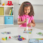 Montert MathLink Numberblocks figur med klistremerker