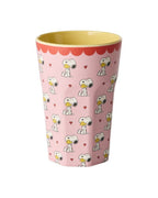 Melaminkopp med Snoopy-print 400 ml bakside