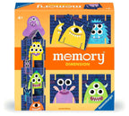 memory® Dimension 3D-kortspill forfra med fargerike monsterkort