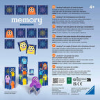 Bakside av memory® Dimension 3D-kortspill med tårnbygging