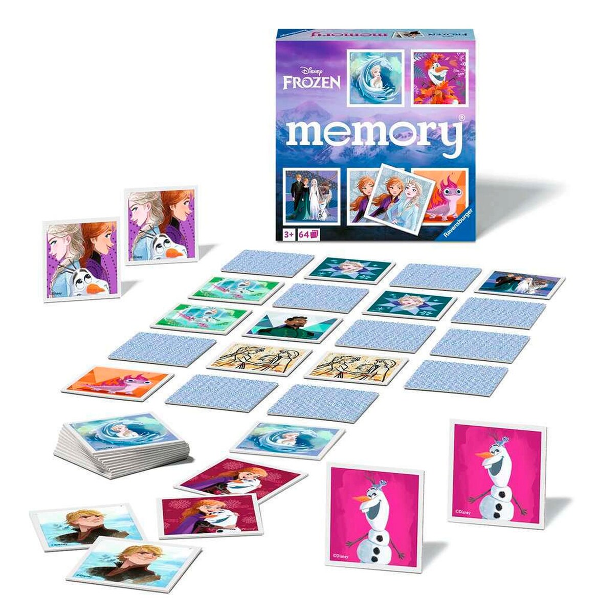 memory® Disney Frozen kortspill detalj av Elsa og Anna kort