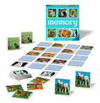 memory® dyreunger med 64 bildekort for 2-8 spillere detalj kort
