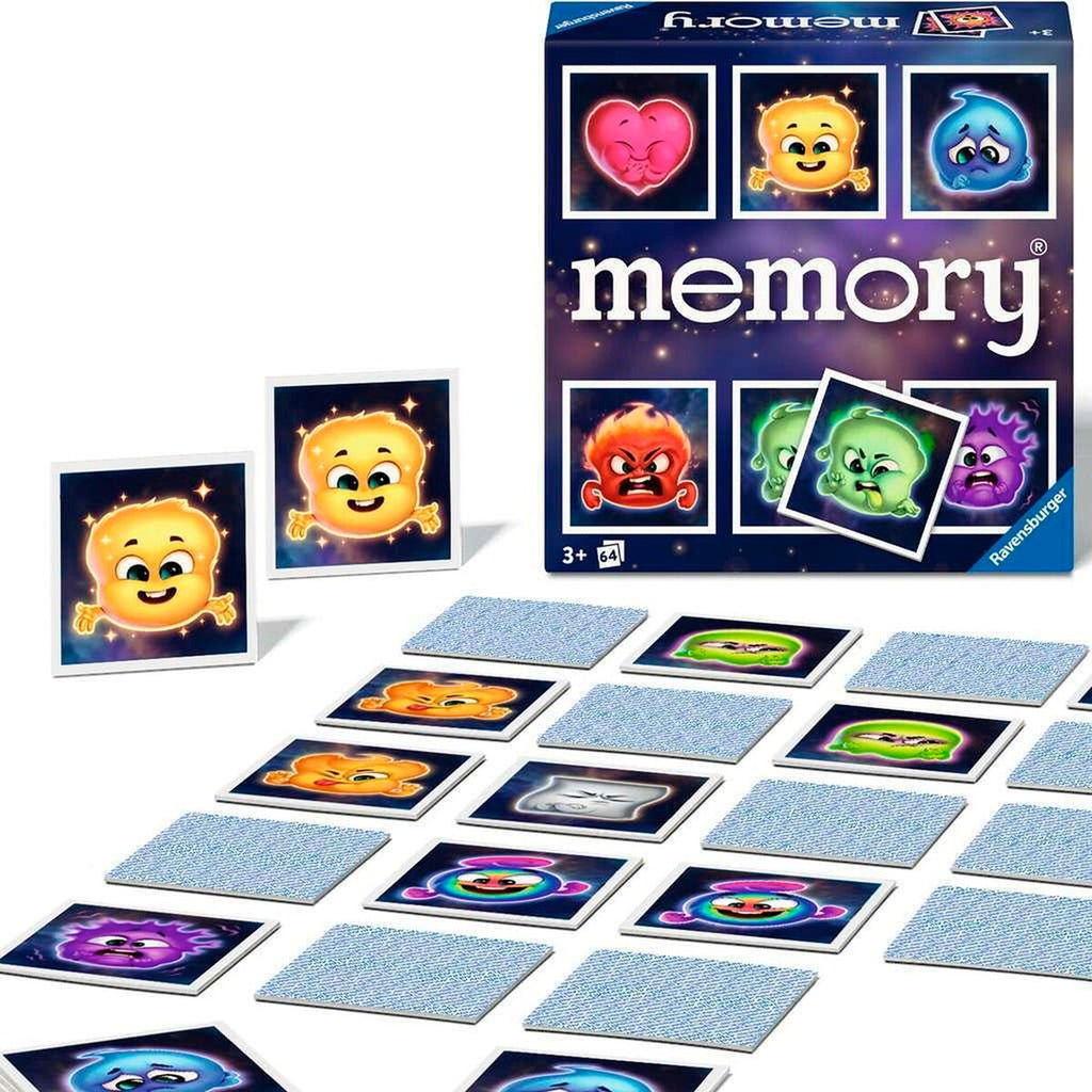 memory® Emosjoner kortspill 32 par montert spill klar til bruk