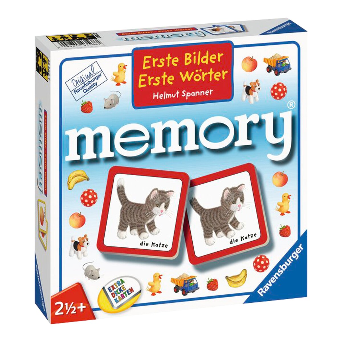 Memory første bilder og ord 24 kort Ravensburger forfra