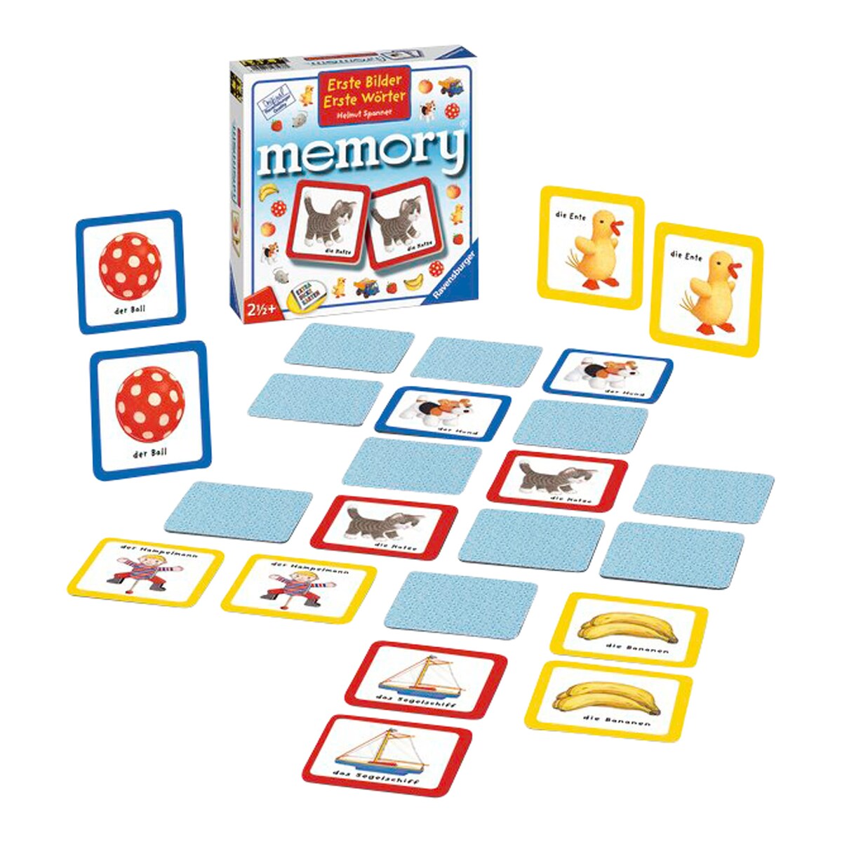 Memory første bilder og ord 24 kort Ravensburger bakside