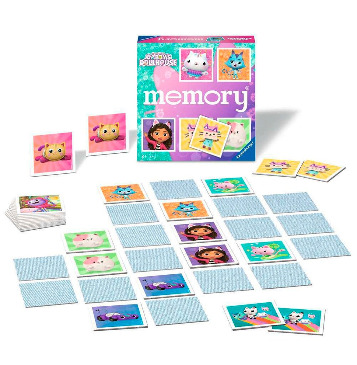 memory® Gabby's Dollhouse 32 kortpar detalj av kort