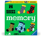 memory® Happy Socks med 32 sokkepar for 2-8 spillere forfra