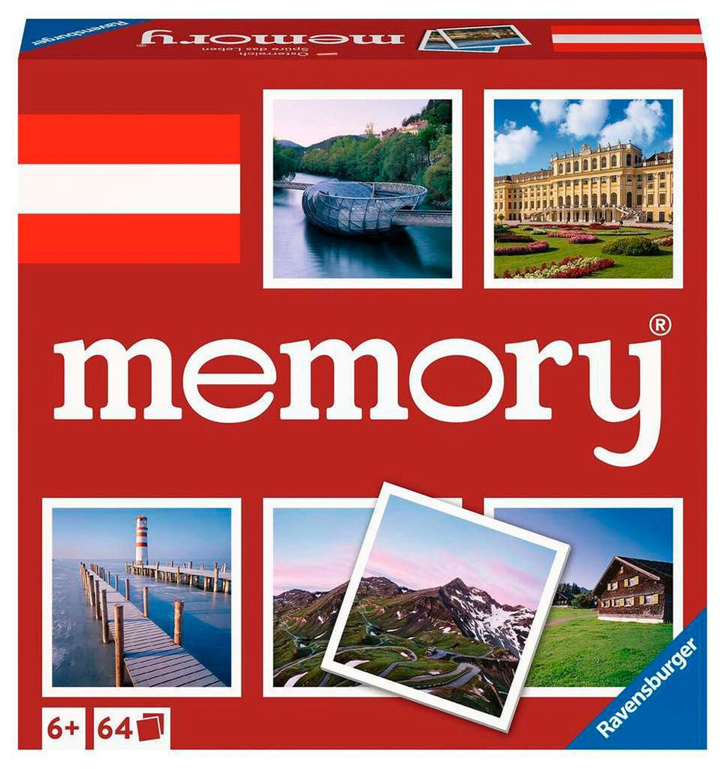 memory® Østerrike hukommelsesspill forfra med kort