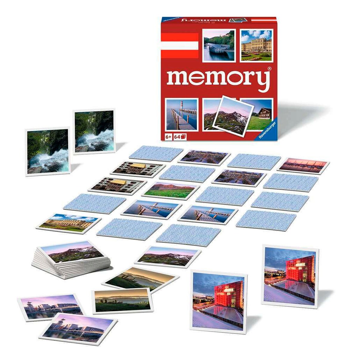 memory® Østerrike hukommelsesspill detalj av kort