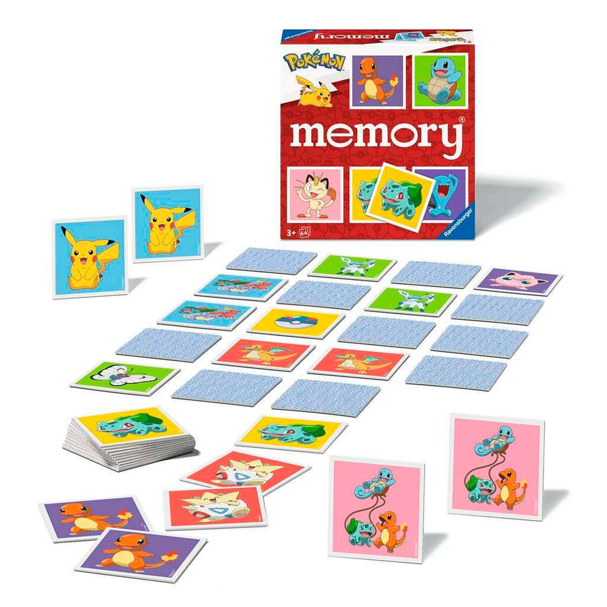 detaljbilde av kort i memory® Pokémon hukommelsesspill 32 par