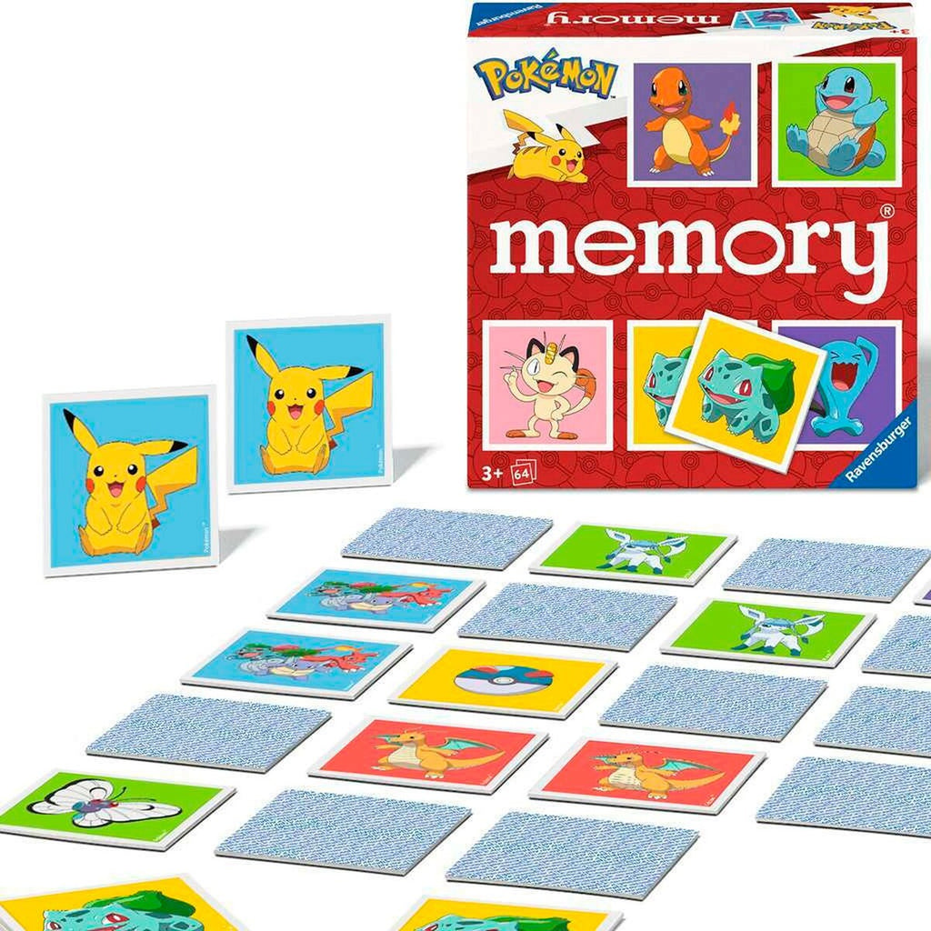 memory® Pokémon hukommelsesspill 32 par montert og klart til spill