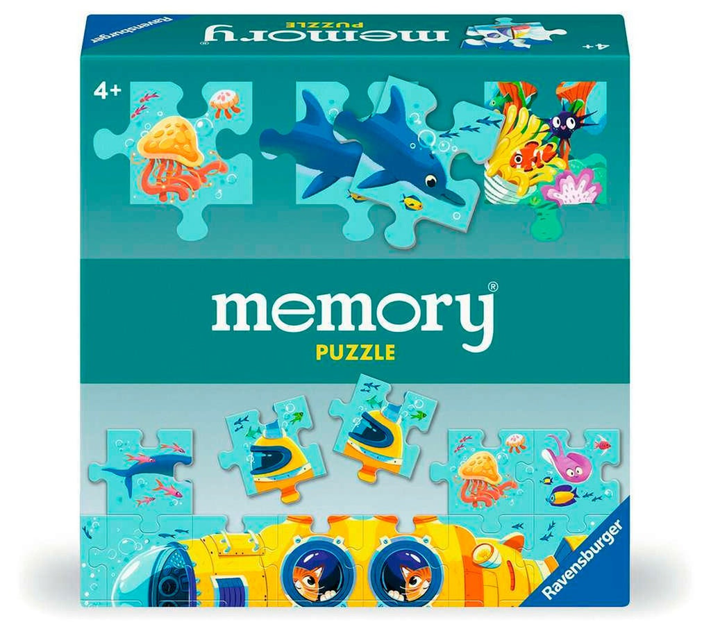 memory® puslespill undervannsverdenen forfra med undervannsmotiver
