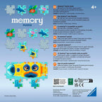 memory® puslespill undervannsverdenen bakside med puslespillbiter
