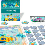 memory® puslespill undervannsverdenen montert med fullført motiv