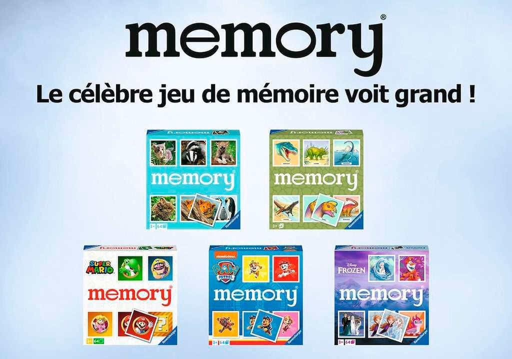 memory® Super Mario 32 bildepar 2-8 spillere nærbilde av kort