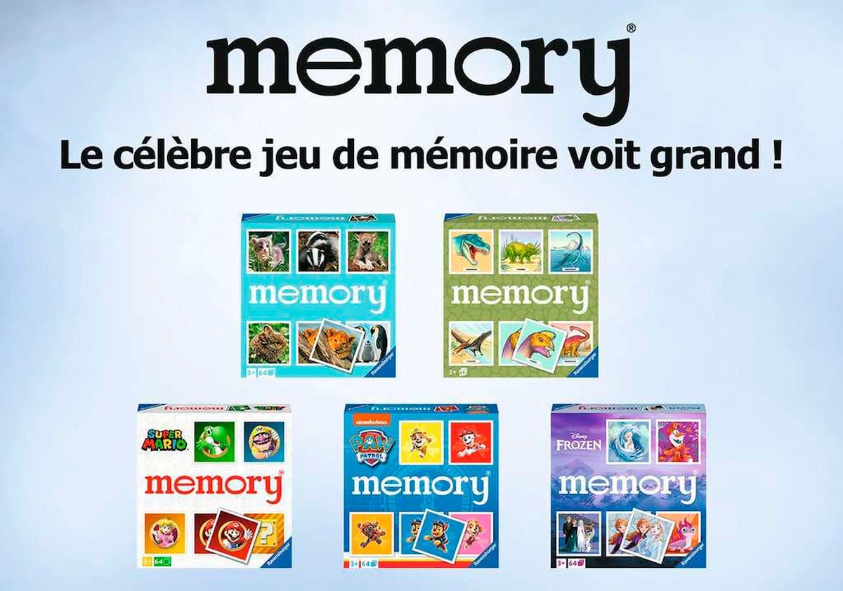 memory® Super Mario 32 bildepar 2-8 spillere nærbilde av kort