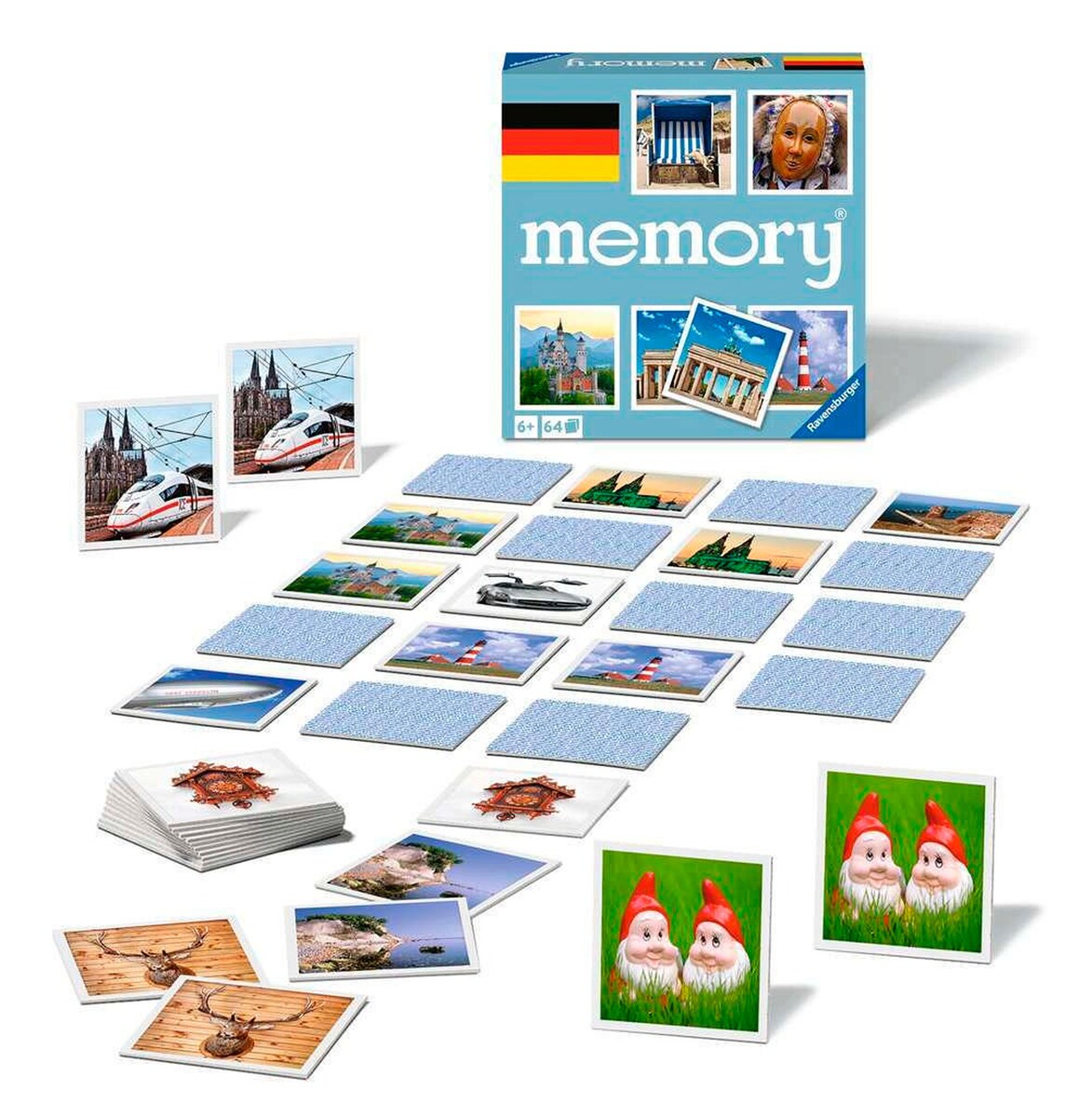 memory® Tyskland med 64 bildekort detalj av kortmotiv