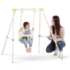 Metallhuske Baby Swing med sikkerhetsbøyle bakside