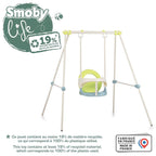 Detalj av sikkerhetsbøyle på Metallhuske Baby Swing