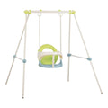Metallhuske Baby Swing med sikkerhetsbøyle forfra