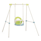 Metallhuske Baby Swing med sikkerhetsbøyle forfra