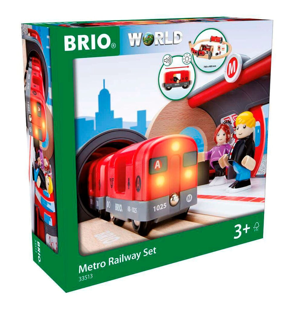 Metrobanesett med togstasjon og skinner 20 deler detalj