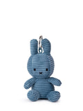 Miffy ECO-Cord kanin nøkkelring 10 cm isblå Bon Ton Toys forfra