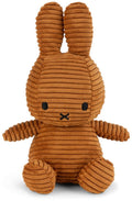 Miffy kanin ECO kordfløyel kanel kosedyr 23 cm forfra