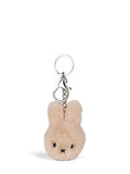 Miffy kanin Fuzzy nøkkelring beige forfra