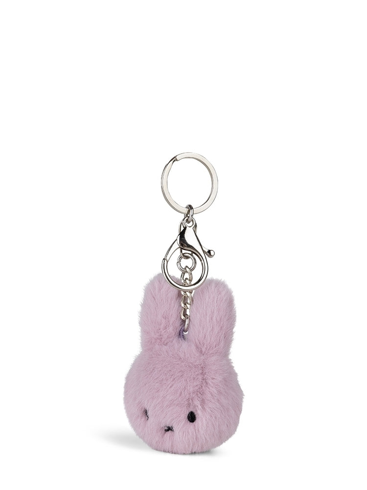 Miffy kanin Fuzzy nøkkelring lilla bakside