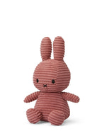 Miffy kosedyr kanin i kordfløyel gammelrosa 23 cm bakside