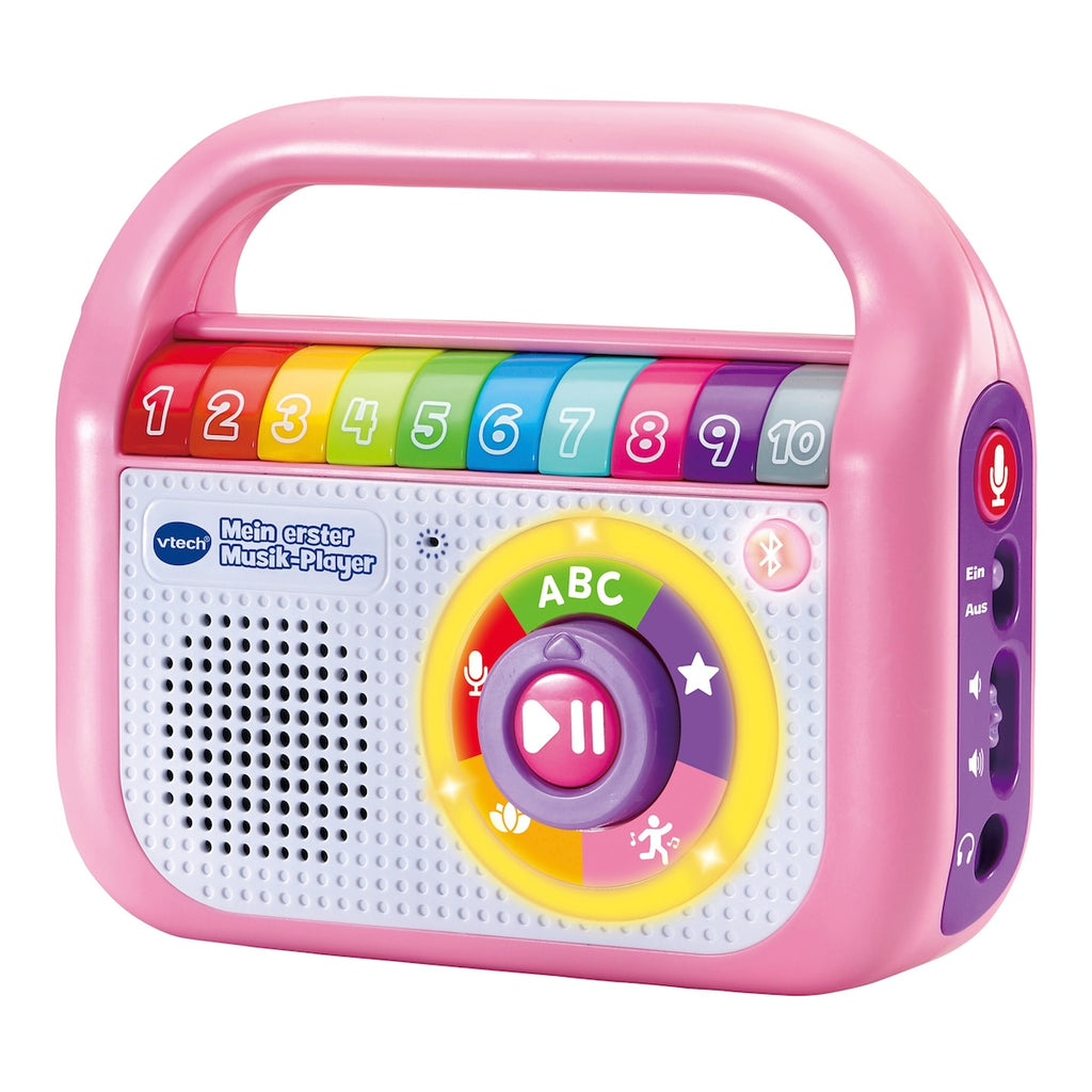 Min første musikkspiller med 40 sanger fra 2 år bærerem