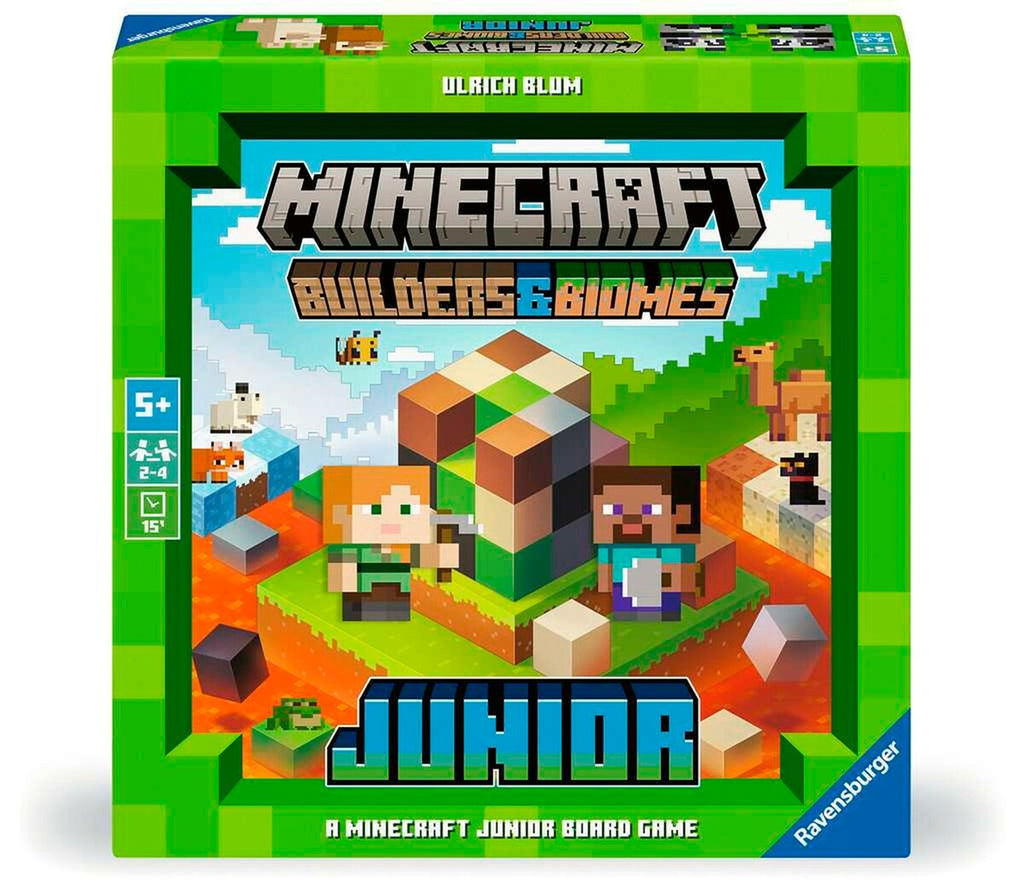 Minecraft Builders & Biomes Junior brettspill forfra