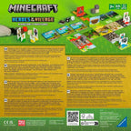 Minecraft: Heroes of the Village brettspill bakside