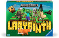 Minecraft Labyrinth brettspill forfra med spillebrikker