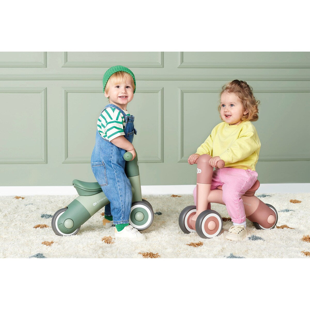 Mini balanssykkel MINIBI 2-i-1 fra 12 mnd opptil 15 kg - Kinderkraft
