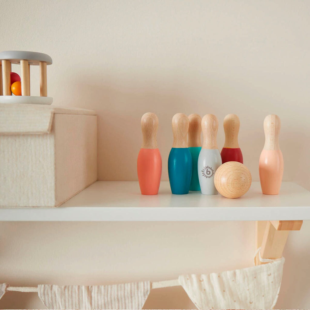 Mini bowlingspill i tre 8 deler fra 3 år - Bieco